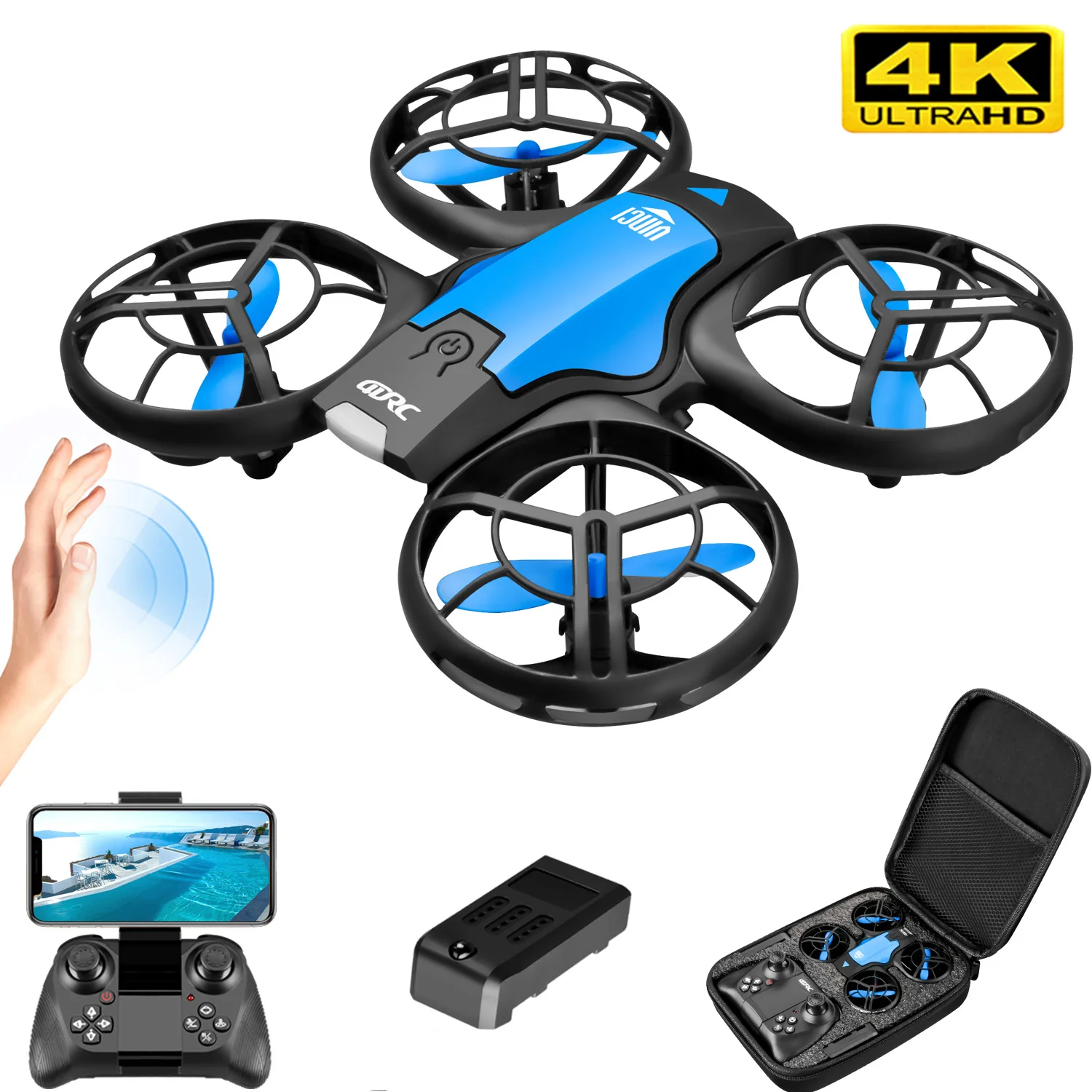 Nuevo Mini Dron V8 4K Profesio - Drone Surveying reseña y precio