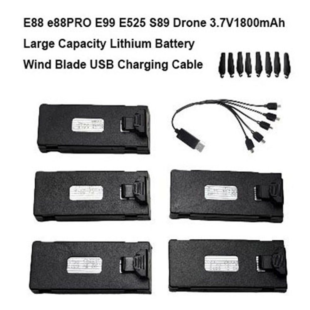 Batería de litio negra 3.7V180 - Eachine Drone E010 reseña y precio