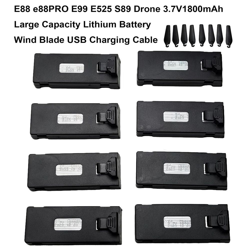 Batería de litio negra 3.7V180 - Eachine Drone E010 reseña y precio