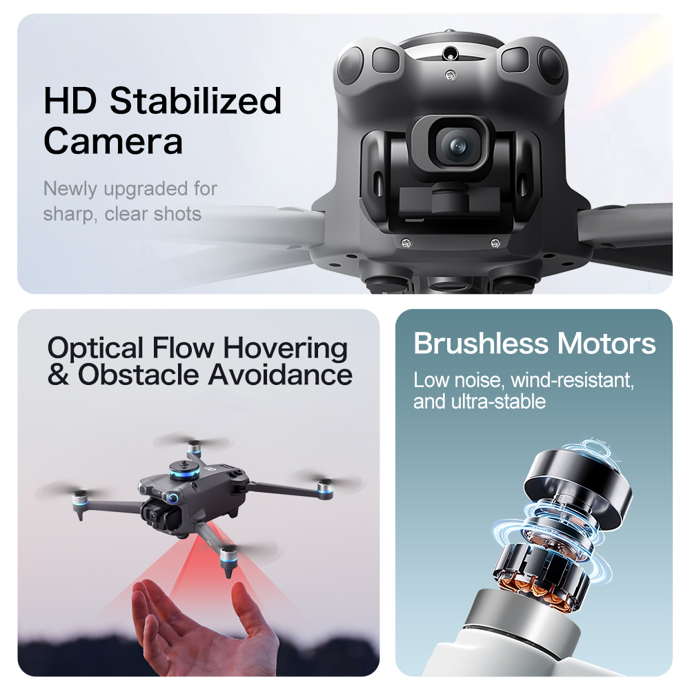 Dron Cuadricóptero RC Plegable - Drone Surveying reseña y precio