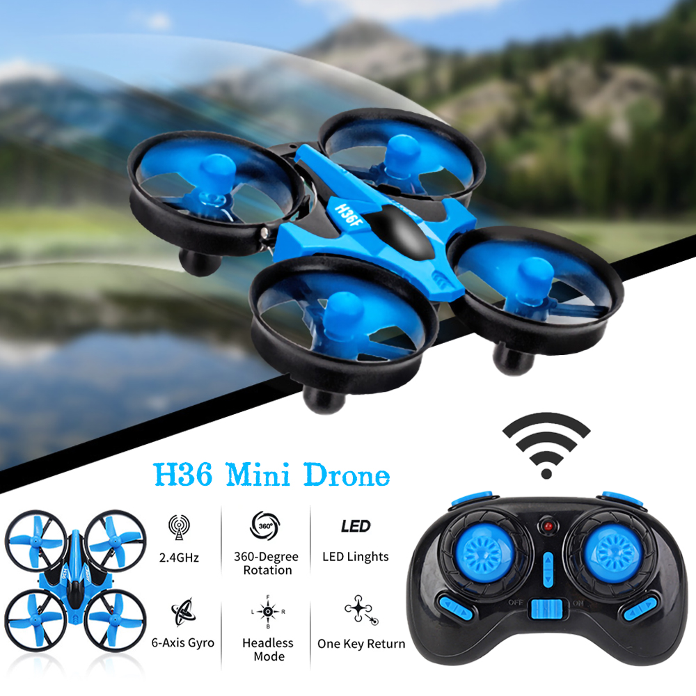 JJRC H36 Mini Rc Drone 4 canal - Eachine Drone E010 reseña y precio